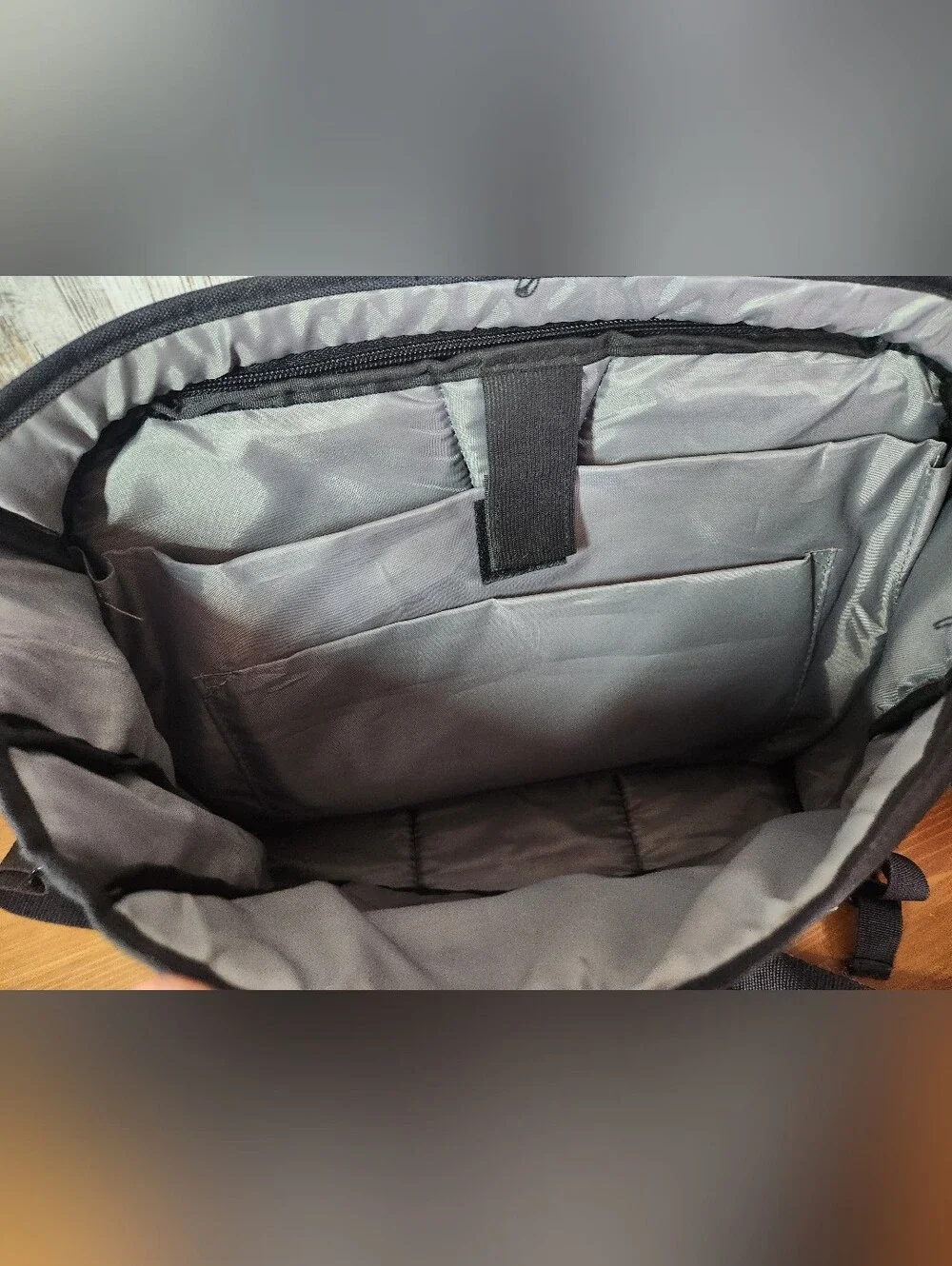 Port Authority Nylon Black Laptop Messenger School College Bag Smiley Face 😃